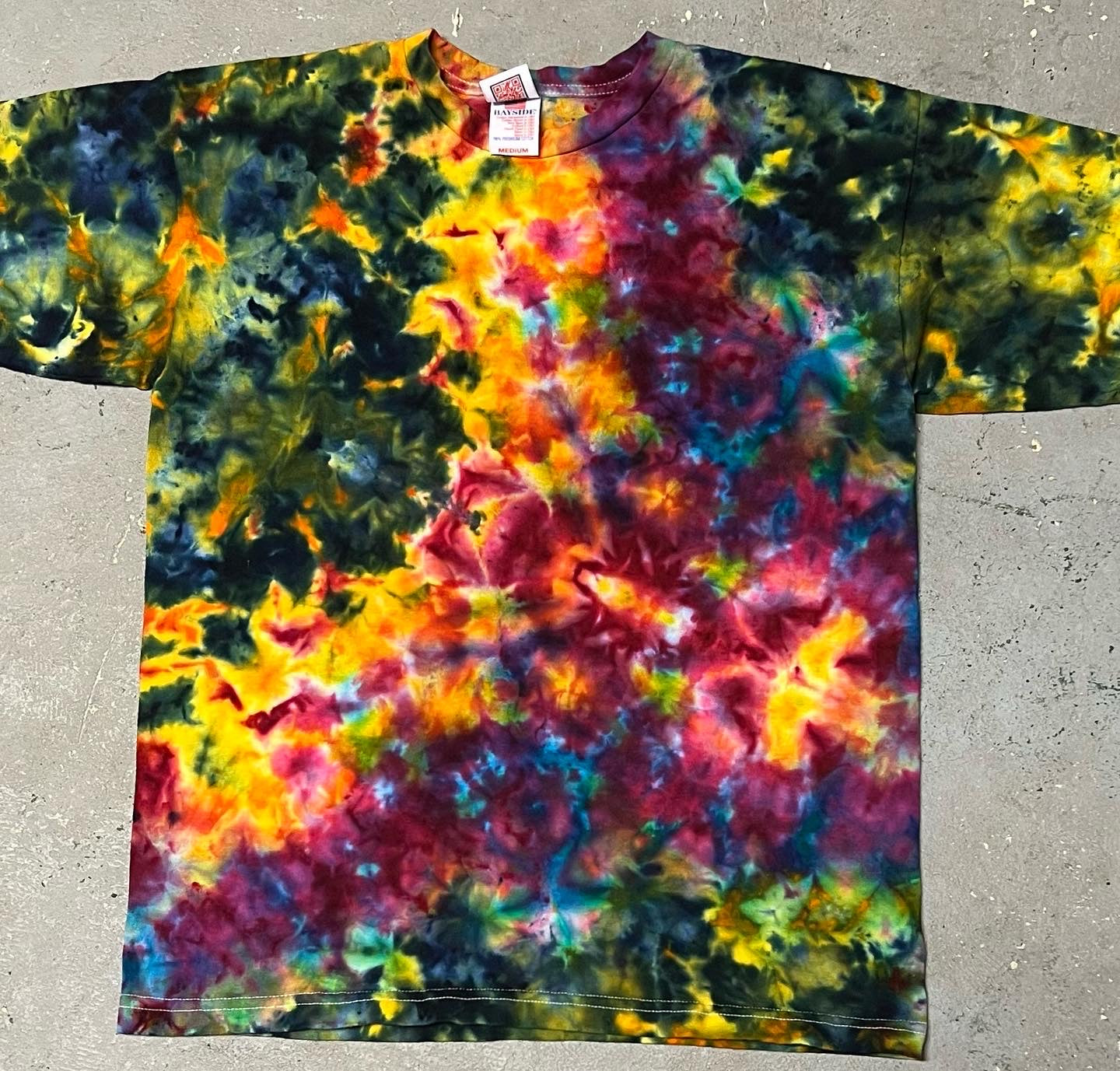 Rainbow Corner Spiral Tie Dye Tee Shirt 2x